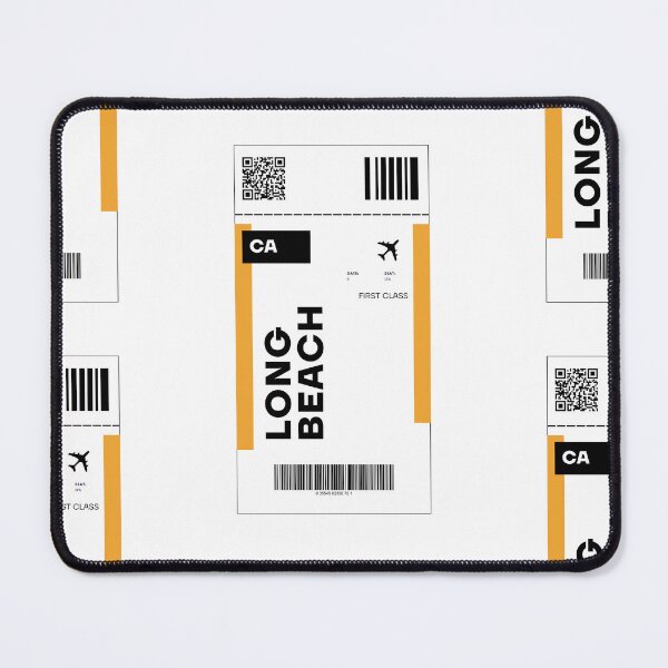 Item preview, Long Beach Flight Ticket Design - Inspired Travel Ticket  designed and sold by RM-Journey.