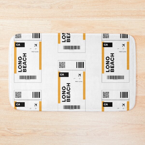 Item preview, Long Beach Flight Ticket Design - Inspired Travel Ticket  designed and sold by RM-Journey.