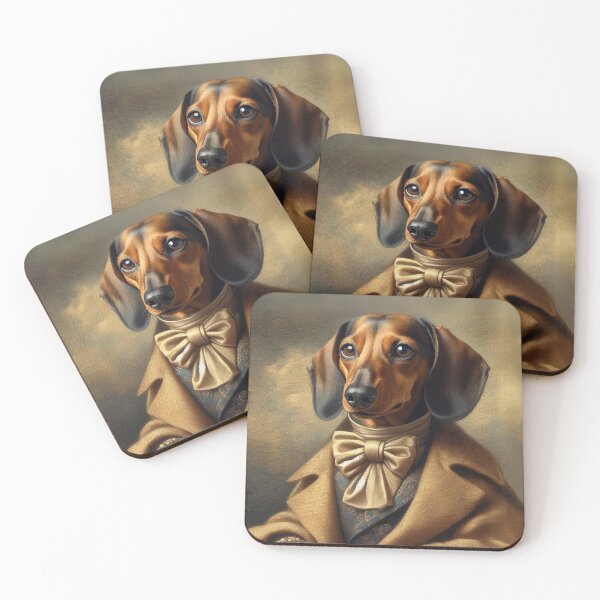 Item preview, Dapper Dachshund: Sophisticated Sausage Dog Portrait designed and sold by TDKCustoms.