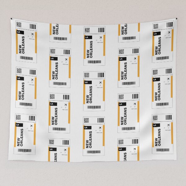 Item preview, New Orleans Flight Ticket Design - Inspired Travel Ticket  designed and sold by RM-Journey.