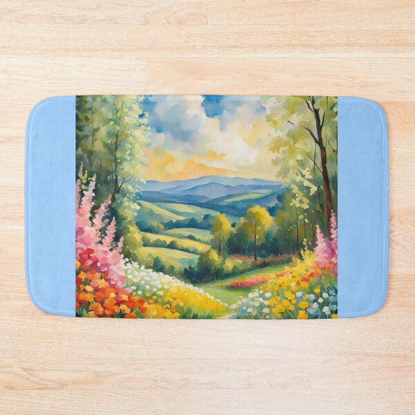 Item preview, Spring flower valley designed and sold by seahorse crossing.
