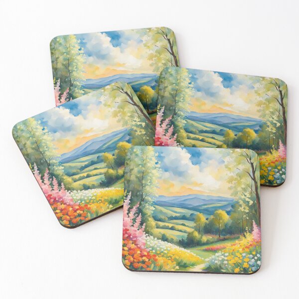 Item preview, Spring flower valley designed and sold by seahorse crossing.