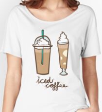 Iced Coffee Love 4 Womens Relaxed Fit T Shirt Iced Coffee Love 4 Womens Relaxed Fit T Shirt