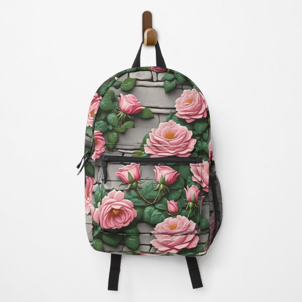 Item preview, Climbing roses on the stone wall. designed and sold by Ciervo Primavera.