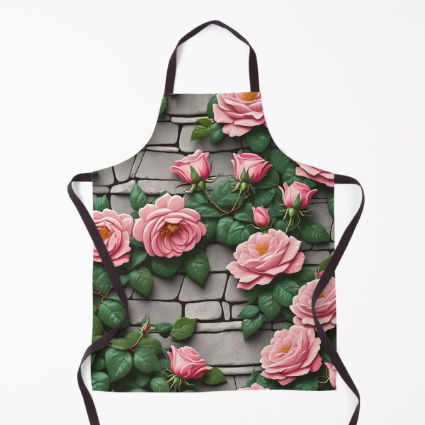 Item preview, Climbing roses on the stone wall. designed and sold by Ciervo Primavera.
