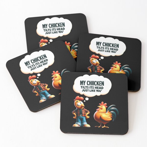 Item preview, My chicken tilts it's head just like you  designed and sold by ArtFeverShop.