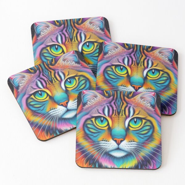 Item preview, Classic Colorful Cool Cat  designed and sold by TheDarkWardrobe.