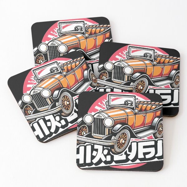 Item preview, Vintage Car - Japanese Lettering designed and sold by Horizon Illustration Motor Company.