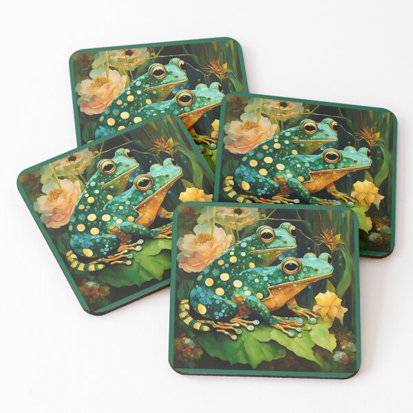 Item preview, Precious frogs and salamanders in a mysterious forest. designed and sold by Natalia-Vlad.