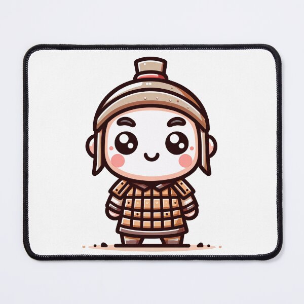 Item preview, Cute Kawaii Terracotta Warrior designed and sold by GoKawaiiGo.