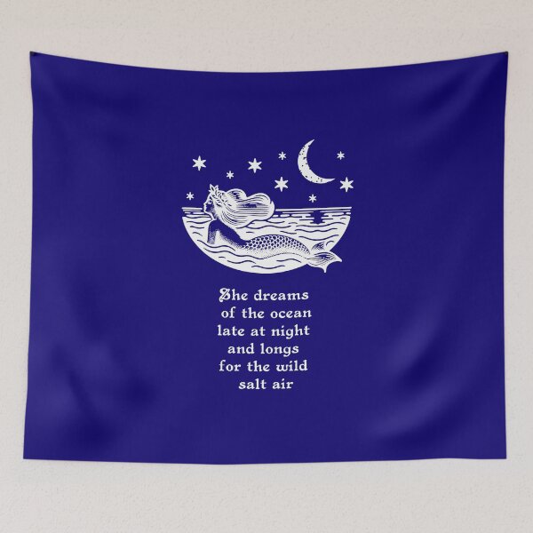 Item preview, She dreams of the ocean (White) designed and sold by esotericimagery.