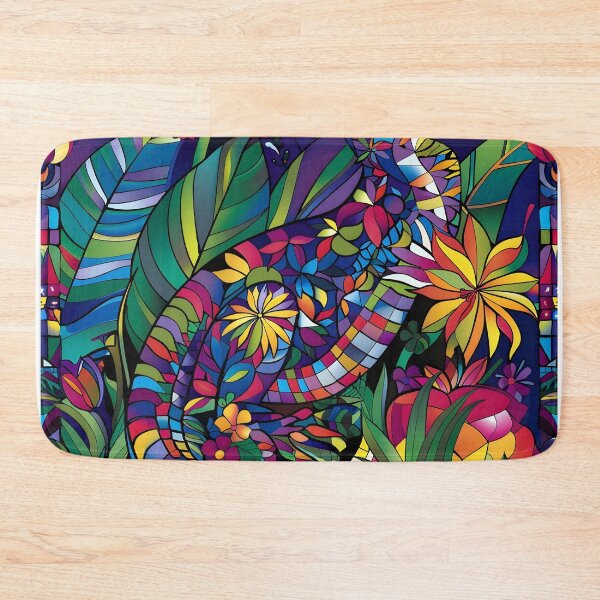 Item preview, Colourful crocodile designed and sold by CoolCrazyQuirky.
