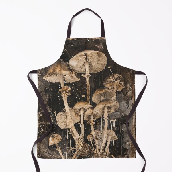 Item preview, Whimsical mushrooms - botanical book - goblincore aesthetic designed and sold by Fantasy Cache.