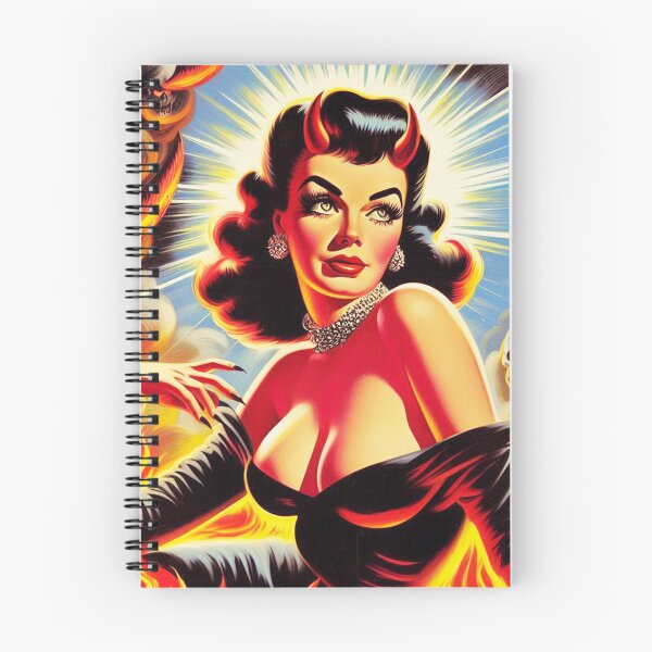 Item preview, Retro Devilish Pin-up designed and sold by PulpVintage.
