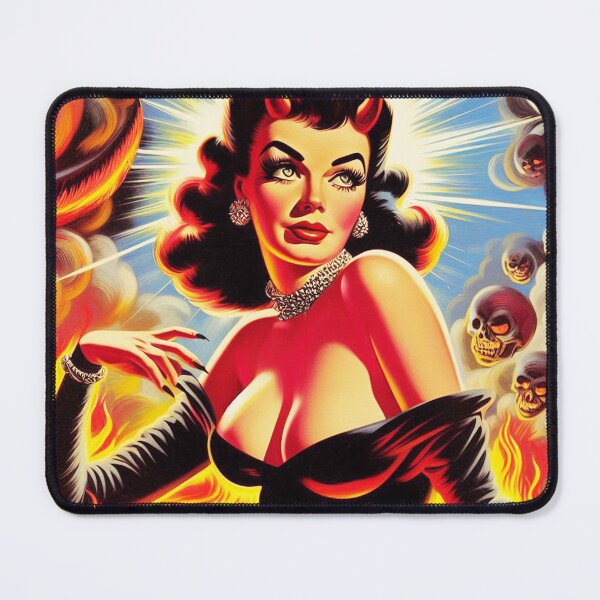 Item preview, Retro Devilish Pin-up designed and sold by PulpVintage.