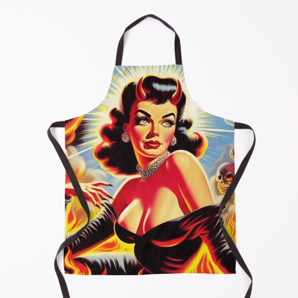 Item preview, Retro Devilish Pin-up designed and sold by PulpVintage.
