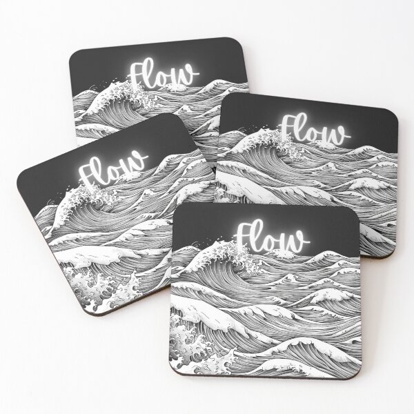 Item preview, Fluid Motion: Capturing  Flowing Waves designed and sold by Ace Apparel  Attire.