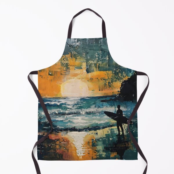 Item preview, Four color acrylic of a surfer silhouette designed and sold by dcrc.