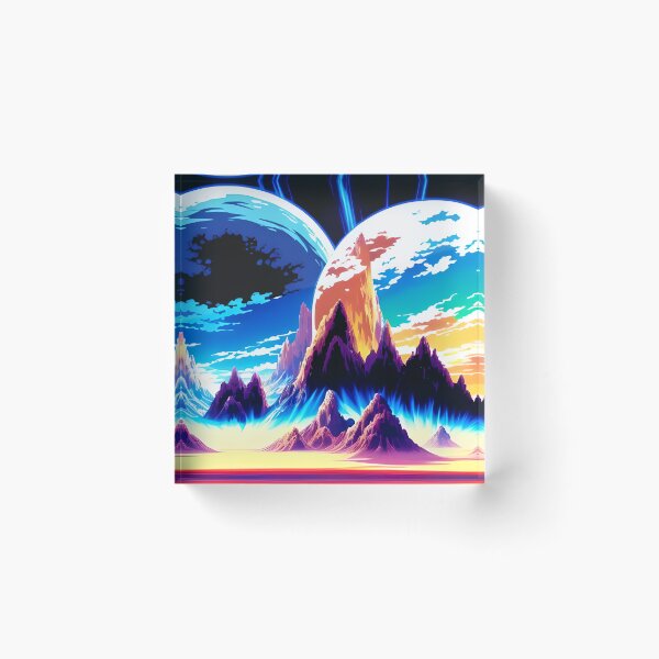 Item preview, Amazing retro neon landscape designed and sold by Nightdrive88.