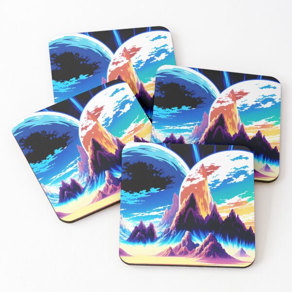 Item preview, Amazing retro neon landscape designed and sold by Nightdrive88.