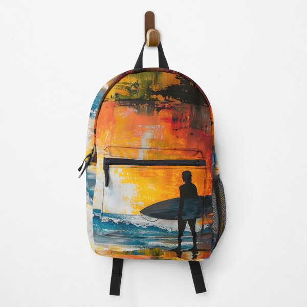 Item preview, Four color acrylic of a surfer silhouette designed and sold by dcrc.