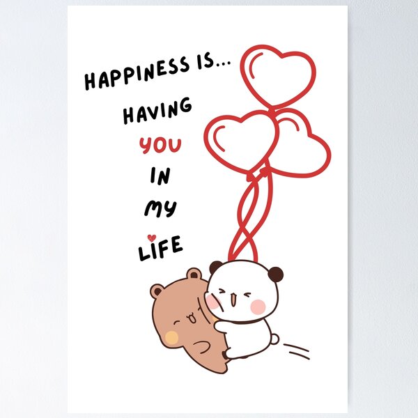Item preview, Happiness Is Having You My Love DuDu Bear  designed and sold by Pandety.