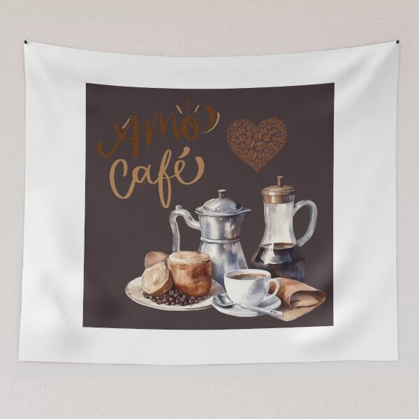 Item preview, Amo Cafe! designed and sold by TidyKitchenInc.