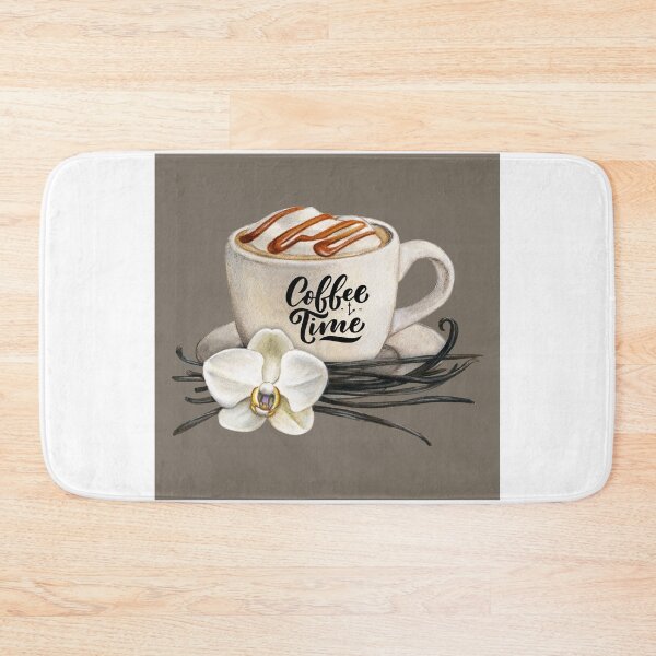 Item preview, Coffee Time Latte with Caramel Drizzle designed and sold by TidyKitchenInc.
