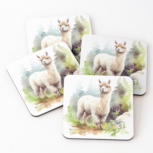 Item preview, Alpaca Illustration designed and sold by TheAnimalZ00.