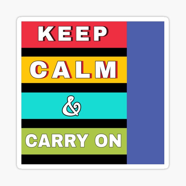 Item preview, Keep calm & carry on art customized  designed and sold by theparkfact0.