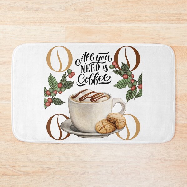 Item preview, All You Need is Coffee! Latte with Biscuit designed and sold by TidyKitchenInc.