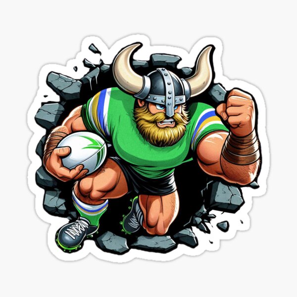 Item preview, Canberra Raiders Smash Through designed and sold by musclestache.