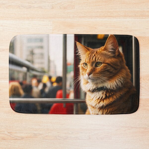 Item preview, Travelling Cats - Fluffer in bus designed and sold by SassyArtistry.