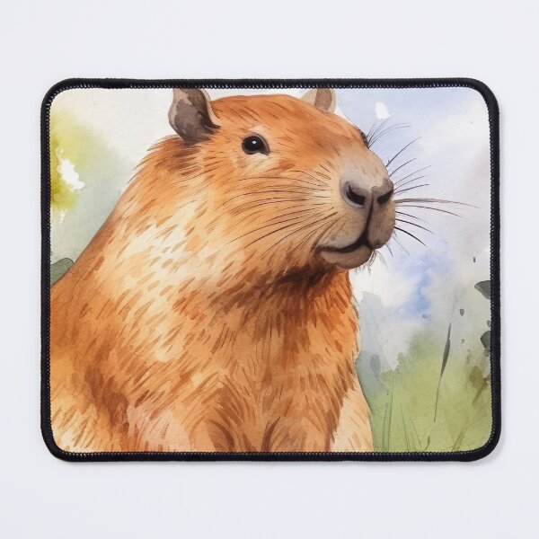 Item preview, Capybara Illustration designed and sold by TheAnimalZ00.