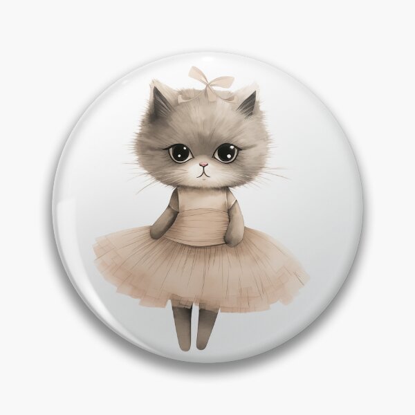 Item preview, Most Adorable Kitty Ballerina  designed and sold by FernLiz.