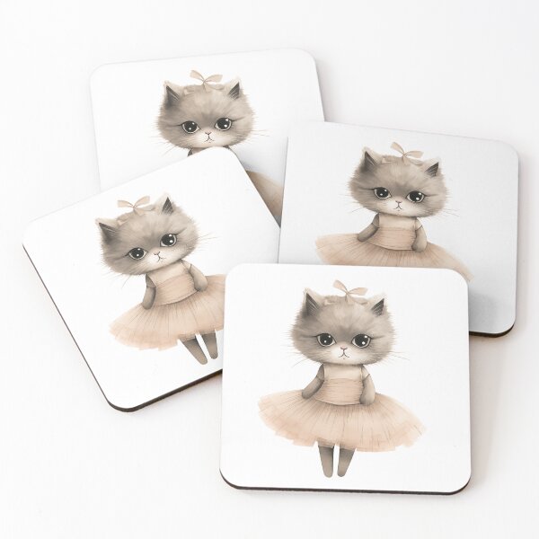 Item preview, Most Adorable Kitty Ballerina  designed and sold by FernLiz.