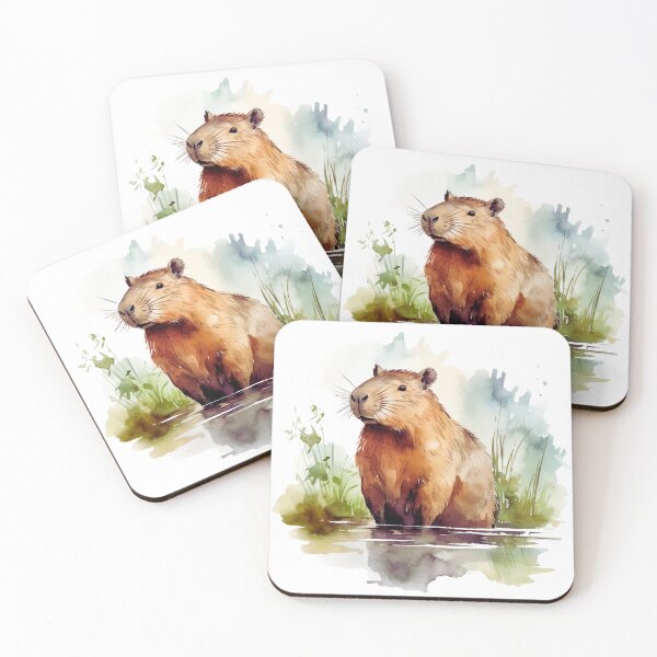 Item preview, Watercolor Capybara designed and sold by TheAnimalZ00.