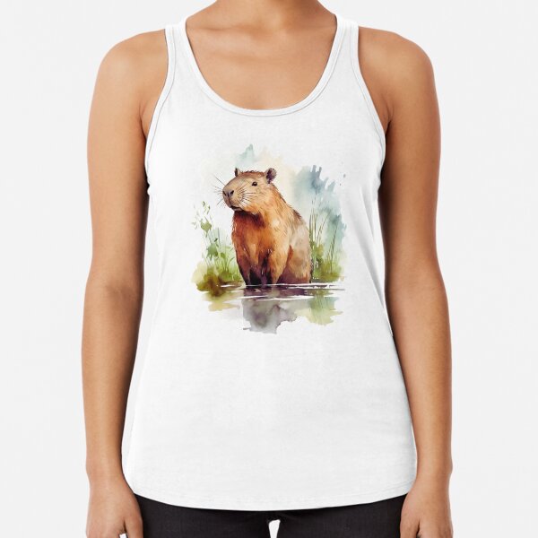 Item preview, Watercolor Capybara designed and sold by TheAnimalZ00.