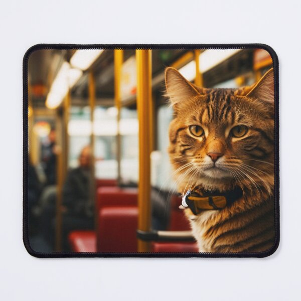 Item preview, Travelling Cats - Fluffer in public transport designed and sold by SassyArtistry.