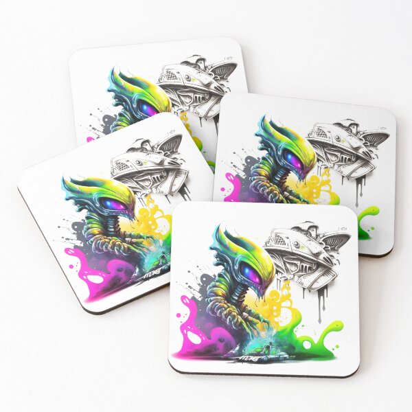 Item preview, Out Of This World Graffiti Style designed and sold by Lucy Goosy Art.