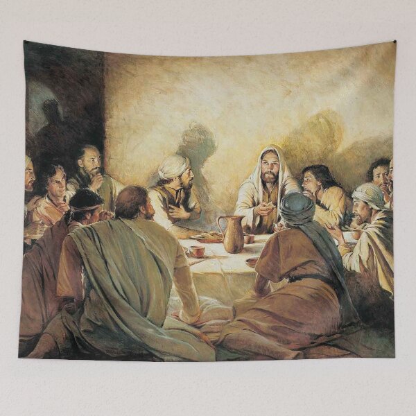Item preview, Jesus Christ Last Supper Art designed and sold by ChristHayer.