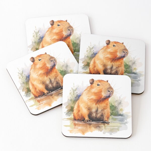 Item preview, Capybara Illustration designed and sold by TheAnimalZ00.