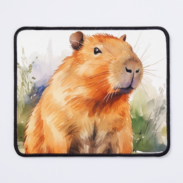 Item preview, Capybara Illustration designed and sold by TheAnimalZ00.