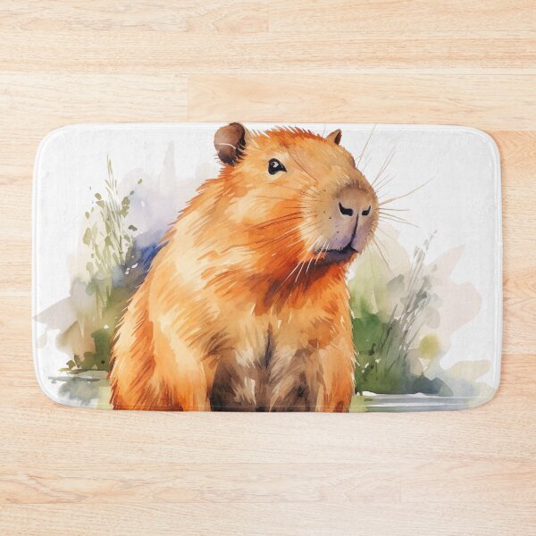 Item preview, Capybara Illustration designed and sold by TheAnimalZ00.