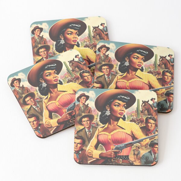 Item preview, Retro Western Woman designed and sold by PulpVintage.