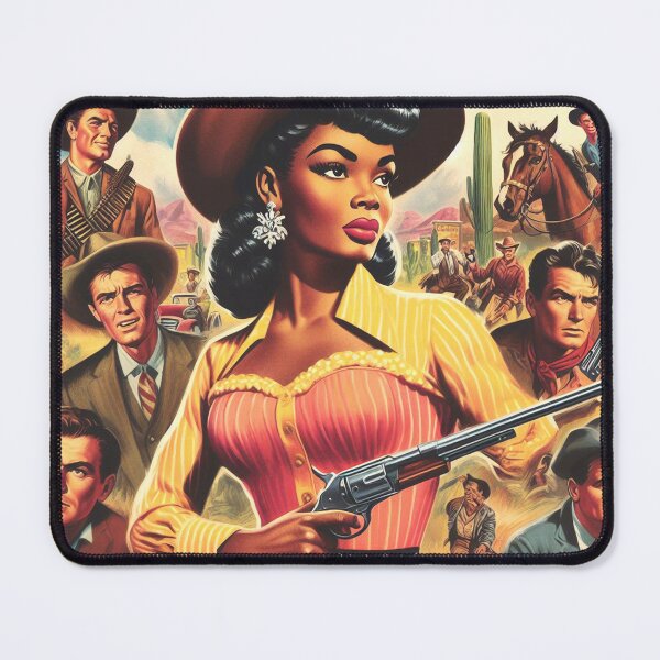 Item preview, Retro Western Woman designed and sold by PulpVintage.