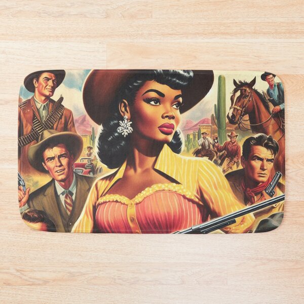 Item preview, Retro Western Woman designed and sold by PulpVintage.