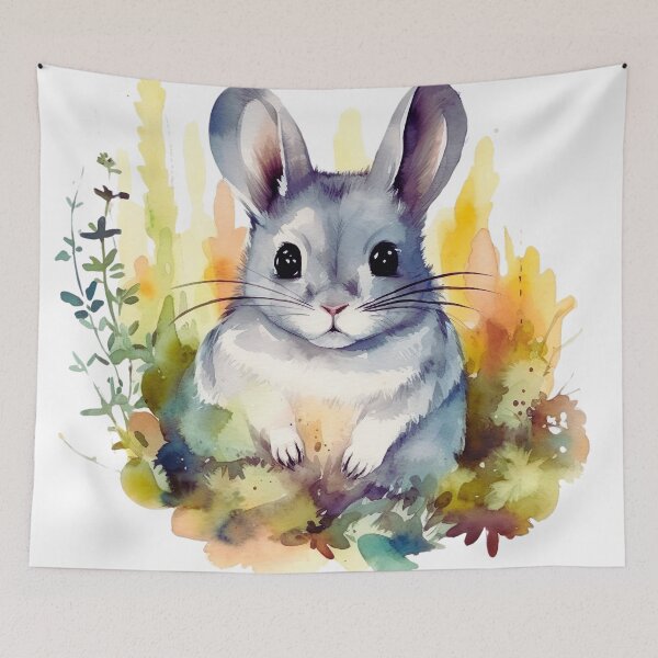 Item preview, Watercolor Chinchilla designed and sold by TheAnimalZ00.
