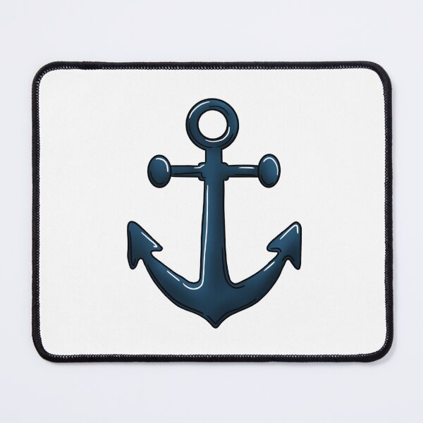 Item preview, blue anchor designed and sold by Julia Hawley.