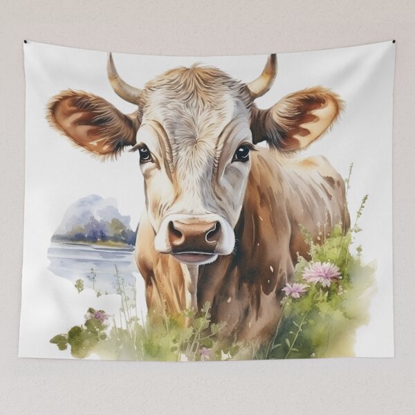 Item preview, Cow Illustration designed and sold by TheAnimalZ00.